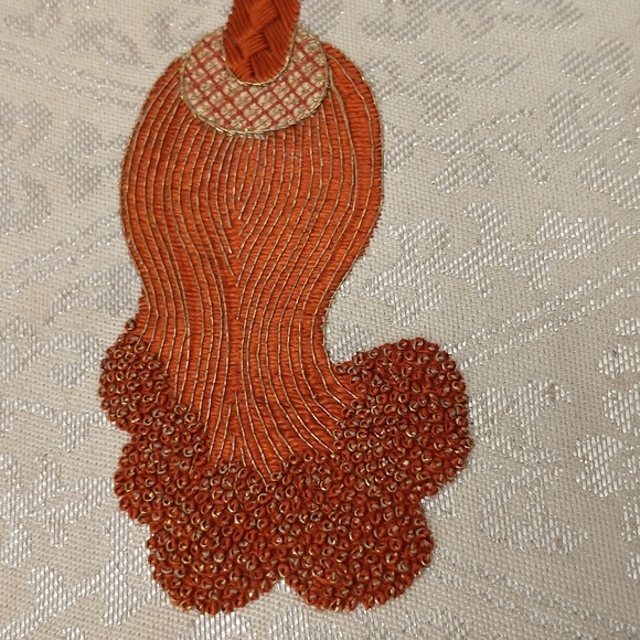 Vintage Obi Authentic Japanese from Japan mid century f 90's Neutrals & Metallic - Picture 3 of 12